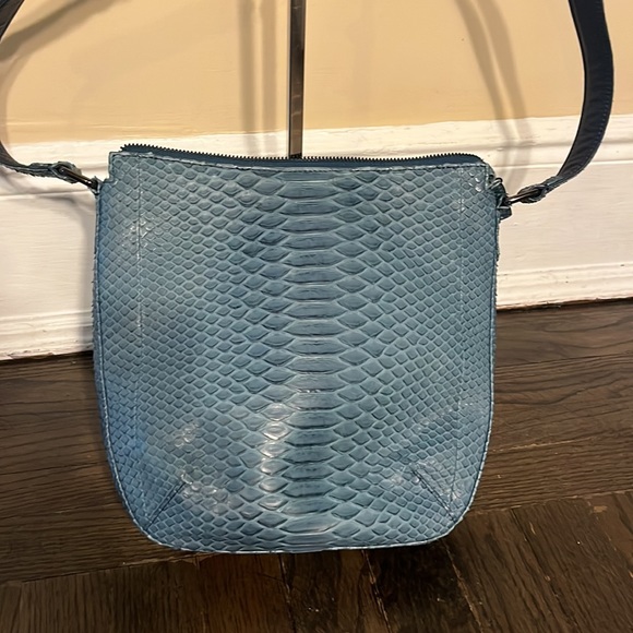 Byron New York Genuine Python Leather Crossbody - Picture 8 of 9